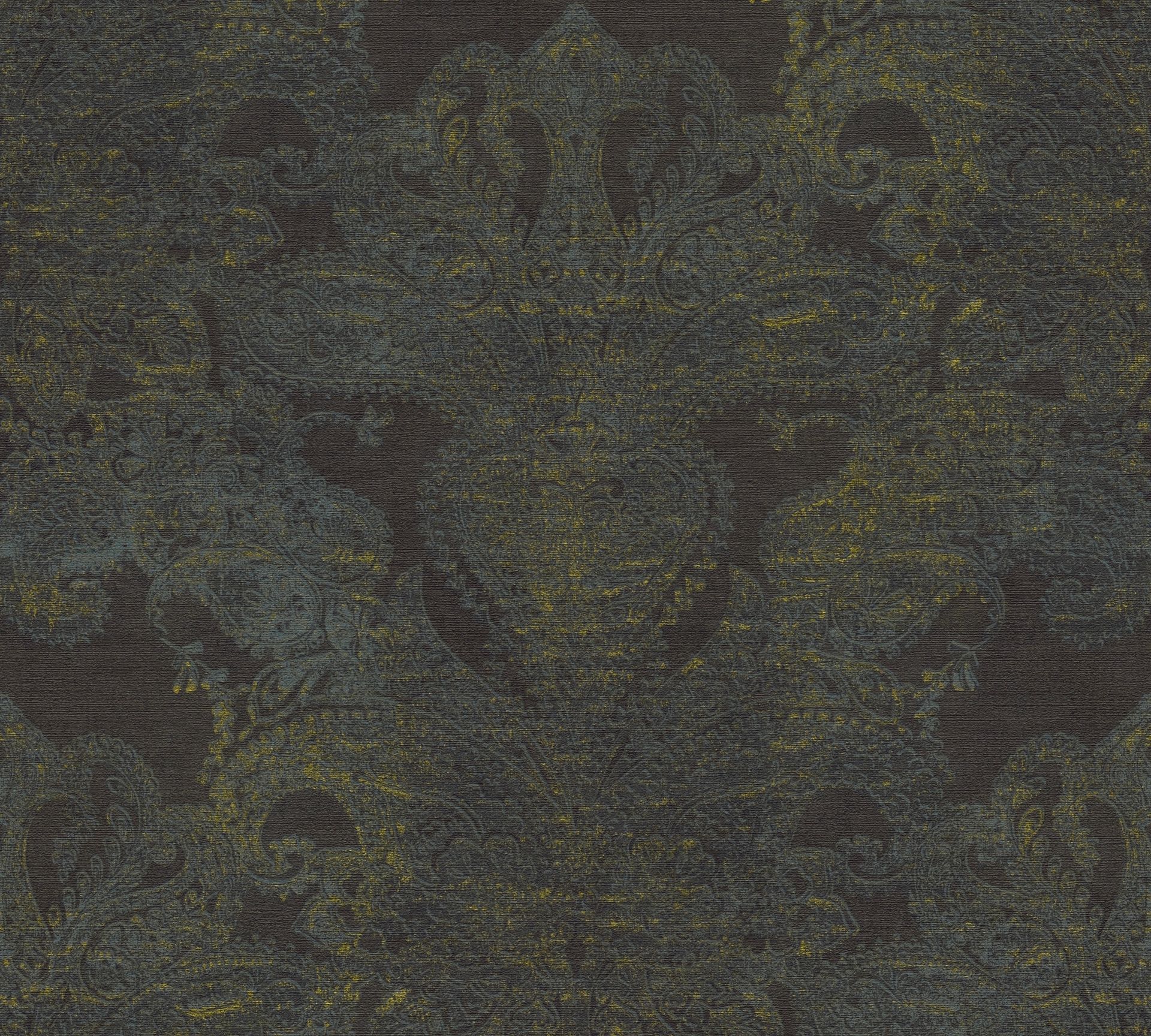 Livingwalls Travel Styles, Ornament, schwarz 391195 Dekorbild