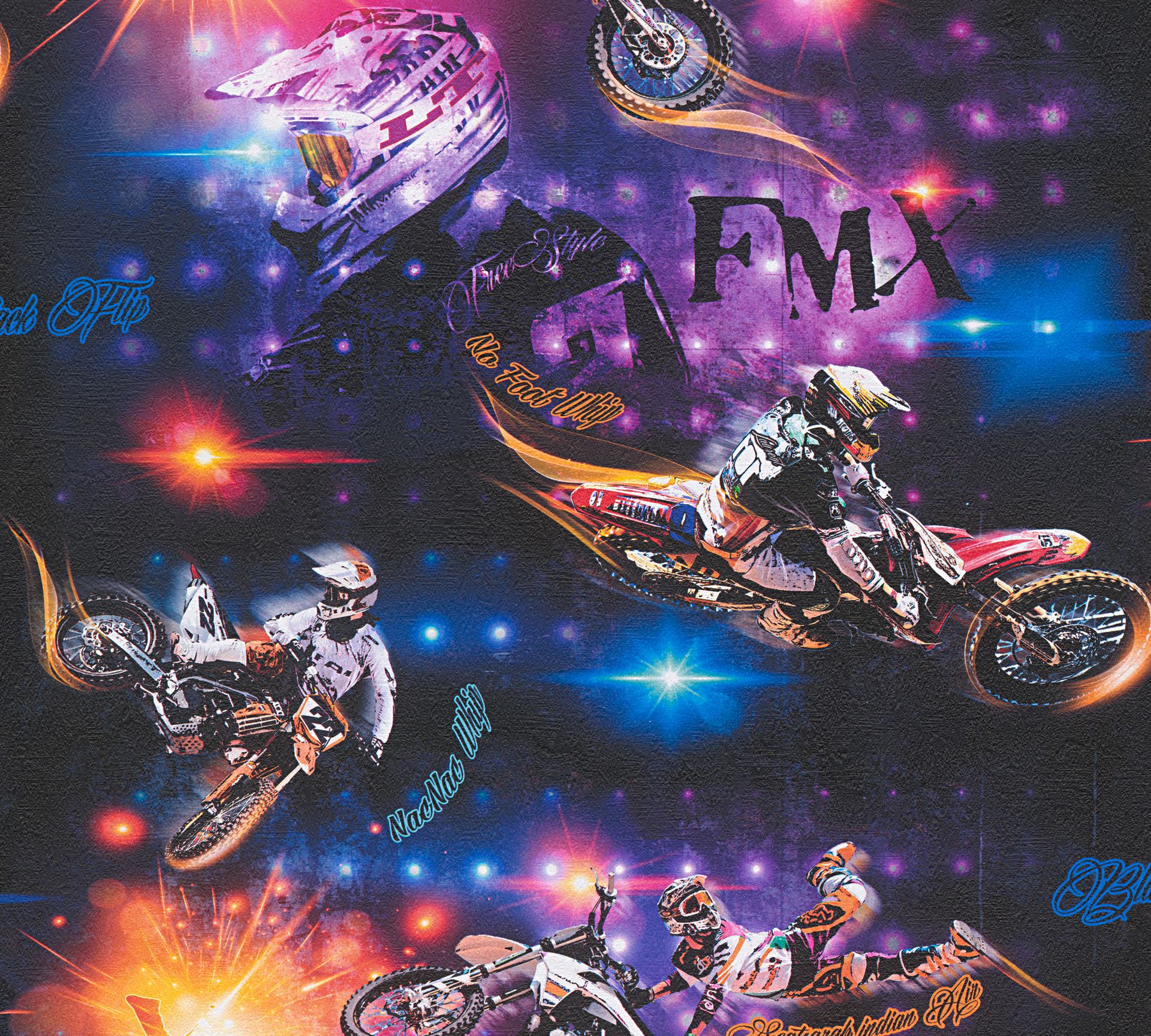 A.S. Création Boys & Girls 6, Motocross blau 306561 