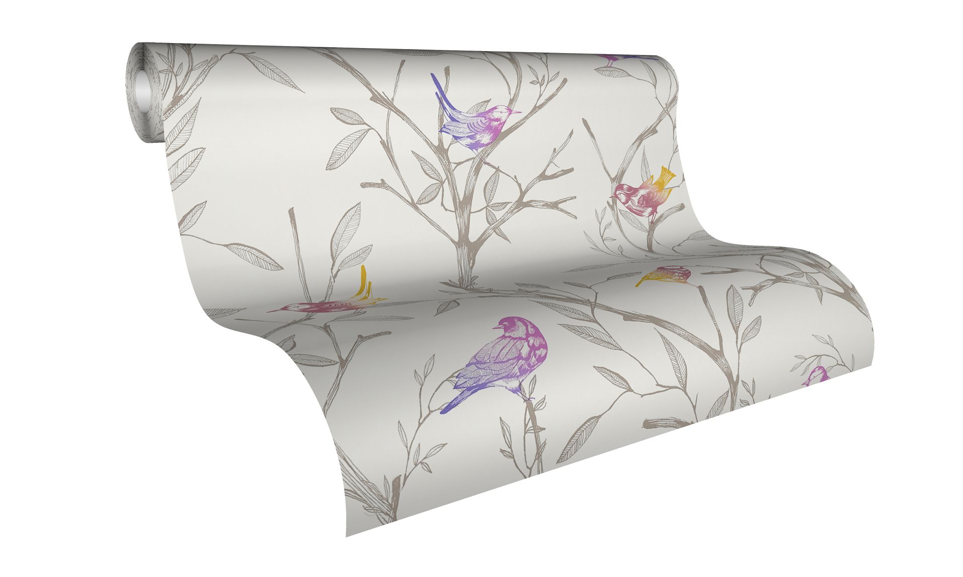 Rollenfoto Livingwalls Colibri 366232 Weiß Floral