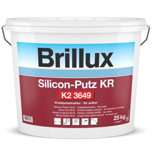 Brillux Silicon-Putz KR K2 3649 weiß 25 kg