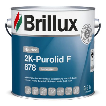 Brillux Floortec 2K-Purolid F 878 RAL 7035 lichtgrau 3,5 l