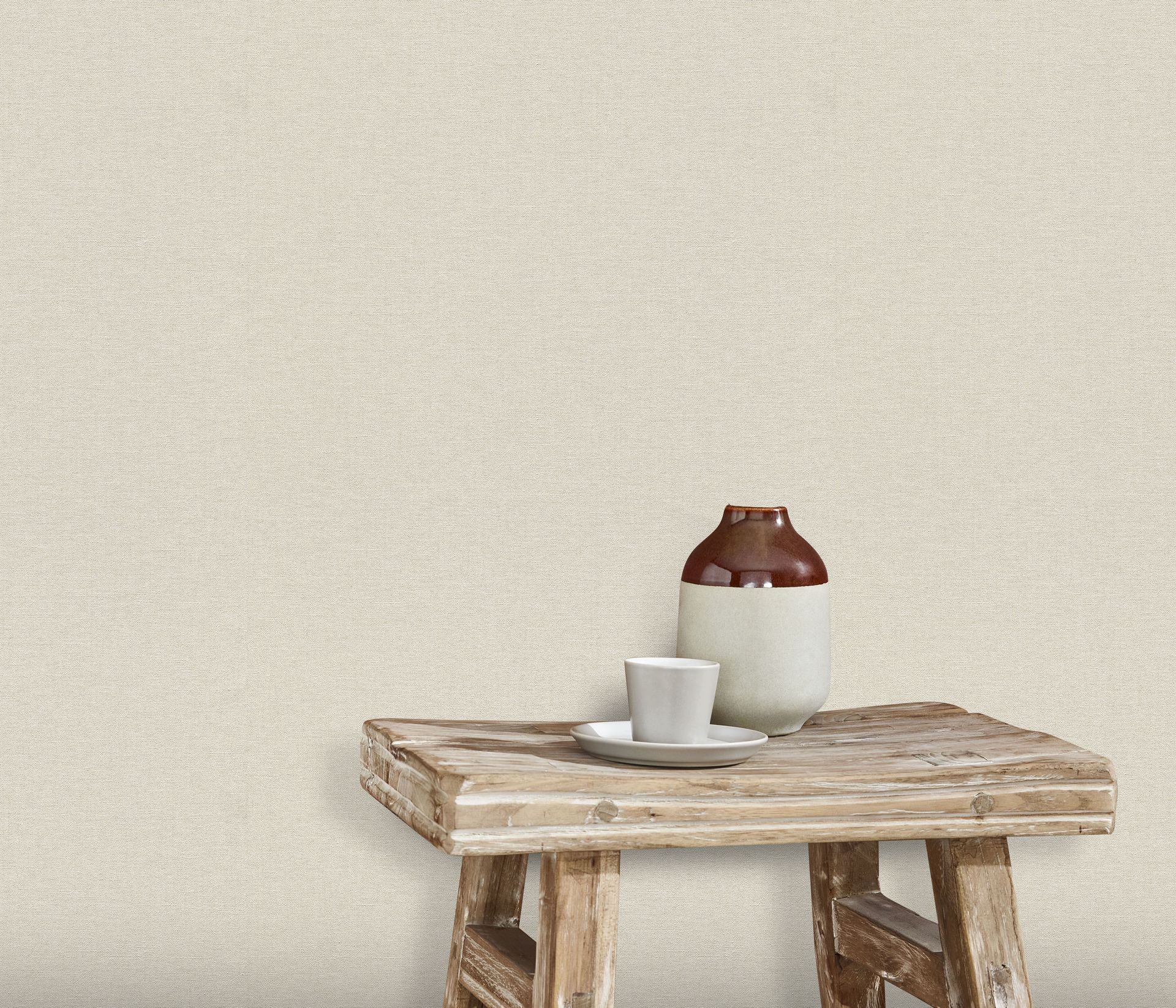Unistapete Leinenstruktur beige Erismann 1051038