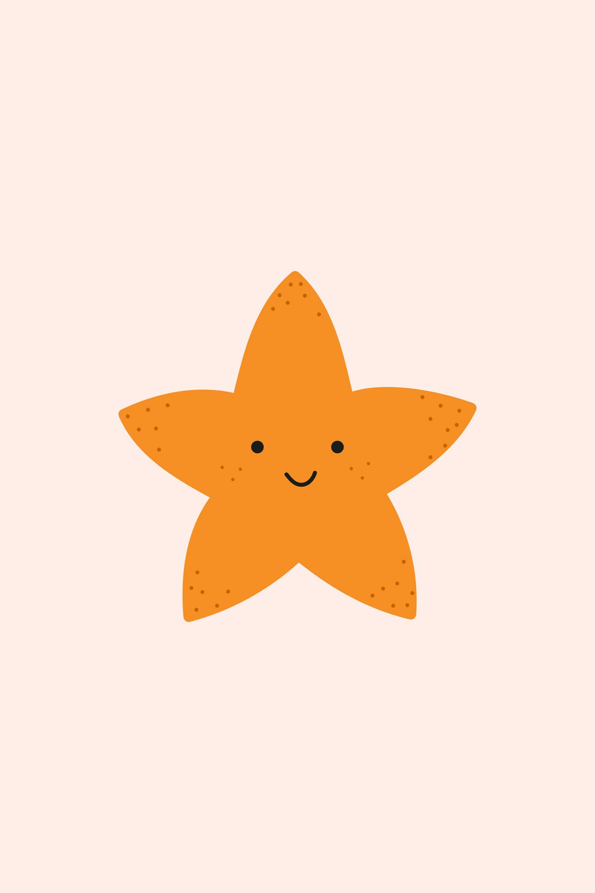 Leinwand Simple Star 50 x 75 cm